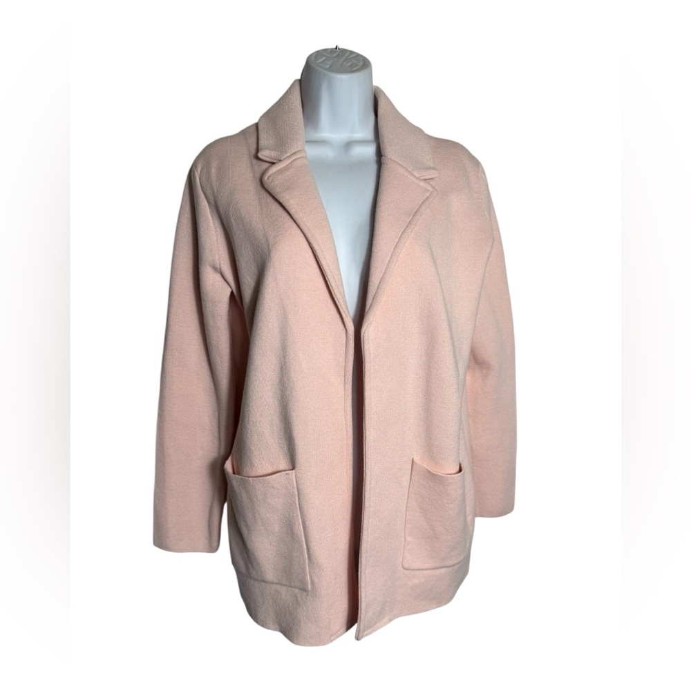 Magaschoni Cardigan Size Small‎ Light Blush Pink Cardigan with Pockets PERFECT